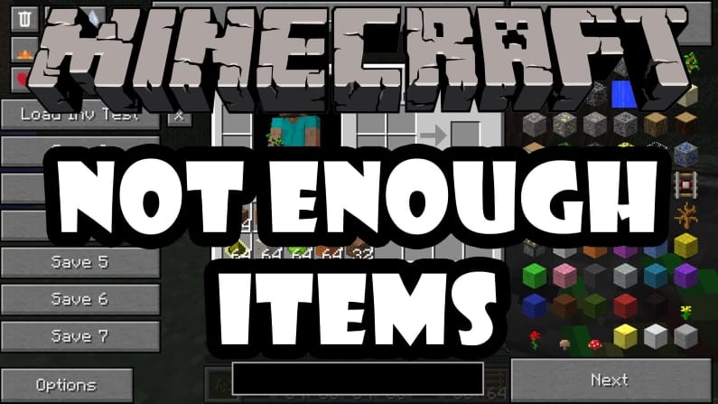 Мод Not Enough Items